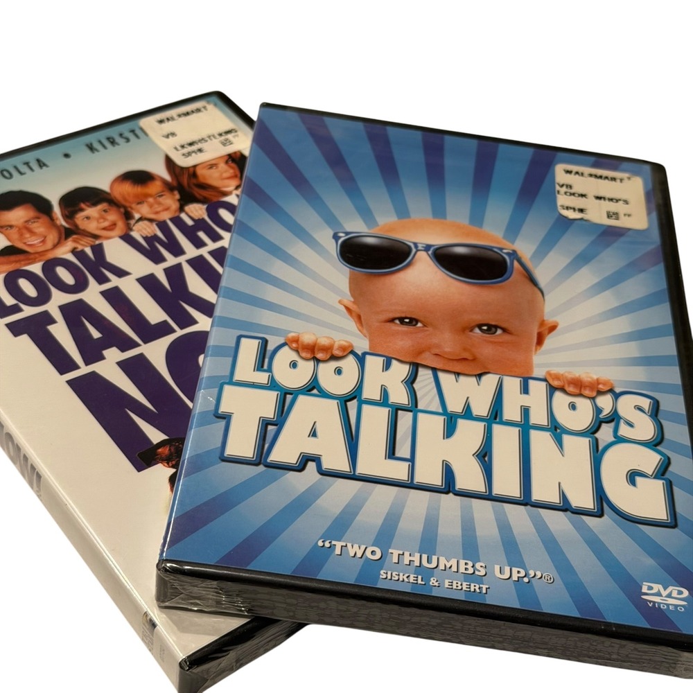 Sony Look Who's Talking & Look Who's Talking Now DVD Bundle 2-Movie Set New